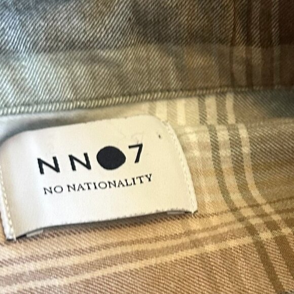 NN07 No Nationality Julio Plaid Button-Down Shirt Long Sleeve Size XXL Men's - Picture 7 of 14